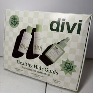DIVI - Healthy Hair Goals - 3-Step Hair & Scalp Health Kit - 3 Piece Set NIB